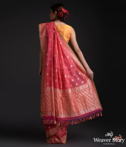 Pink_pure_cotton_saree_with_cutwork_nilambari_booti_WeaverStory_03