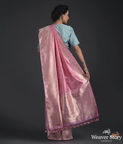 Mauve_Tanchoi_with_kadhwa_border_WeaverStory_03