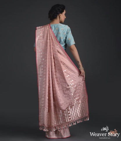 Handwoven_Banarasi_Tanchoi_saree_with_meenakari_in_light_pink_WeaverStory_03