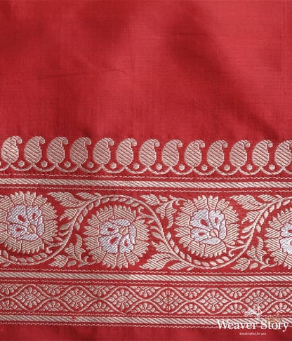 Red_kadhwa_banarasi_jangla_with_marigold_flowers_WeaverStory_05