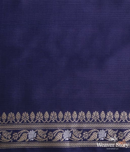 Midnight_blue_and_gold_kadhwa_jangla_saree_WeaverStory_05