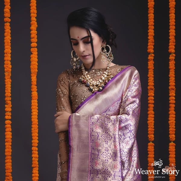 Handwoven_Banarasi_brocade_jangla_WeaverStory_01