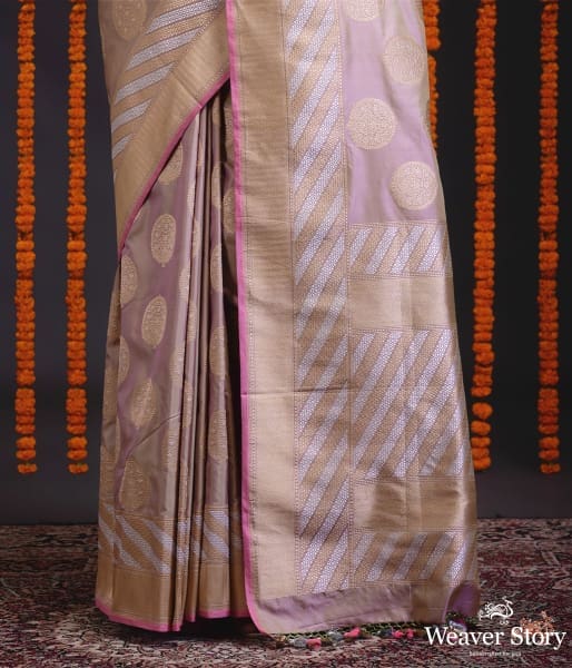 Pista_Green_pink_all_over_kadhwa_boota_heavy_border_saree_WeaverStory_04
