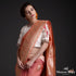 Peach_kadhwa_banarasi_kora_with_zari_border_WeaverStory_01