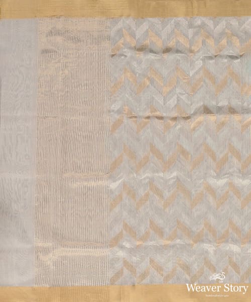 Handloom_Beige_Cotton_Geometric_Pattern_Donaliya_Chanderi_Dupatta_WeaverStory_03