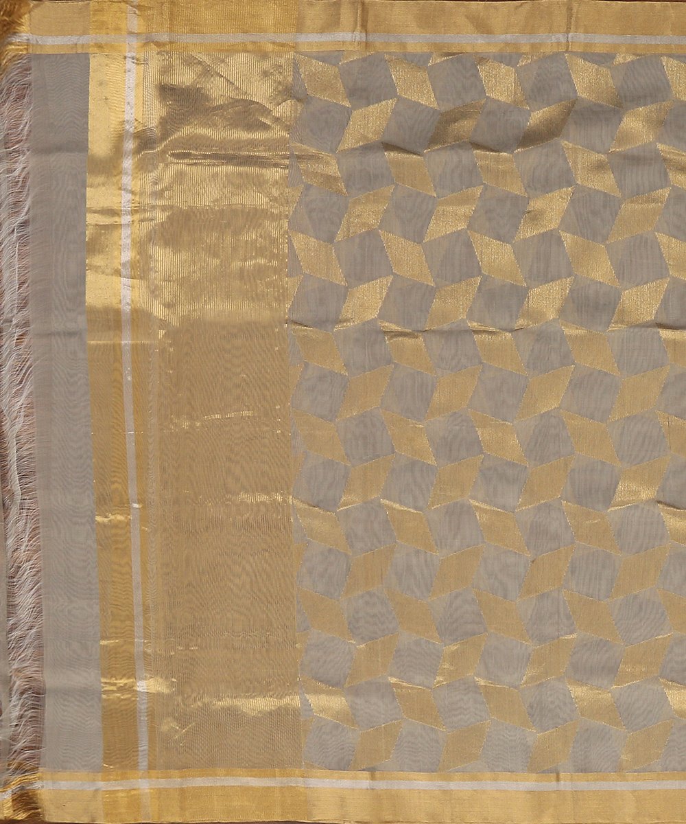 Handloom_Grey_Cotton_Donaliya_Chanderi_Dupatta_with_Geometric_Pattern_WeaverStory_03