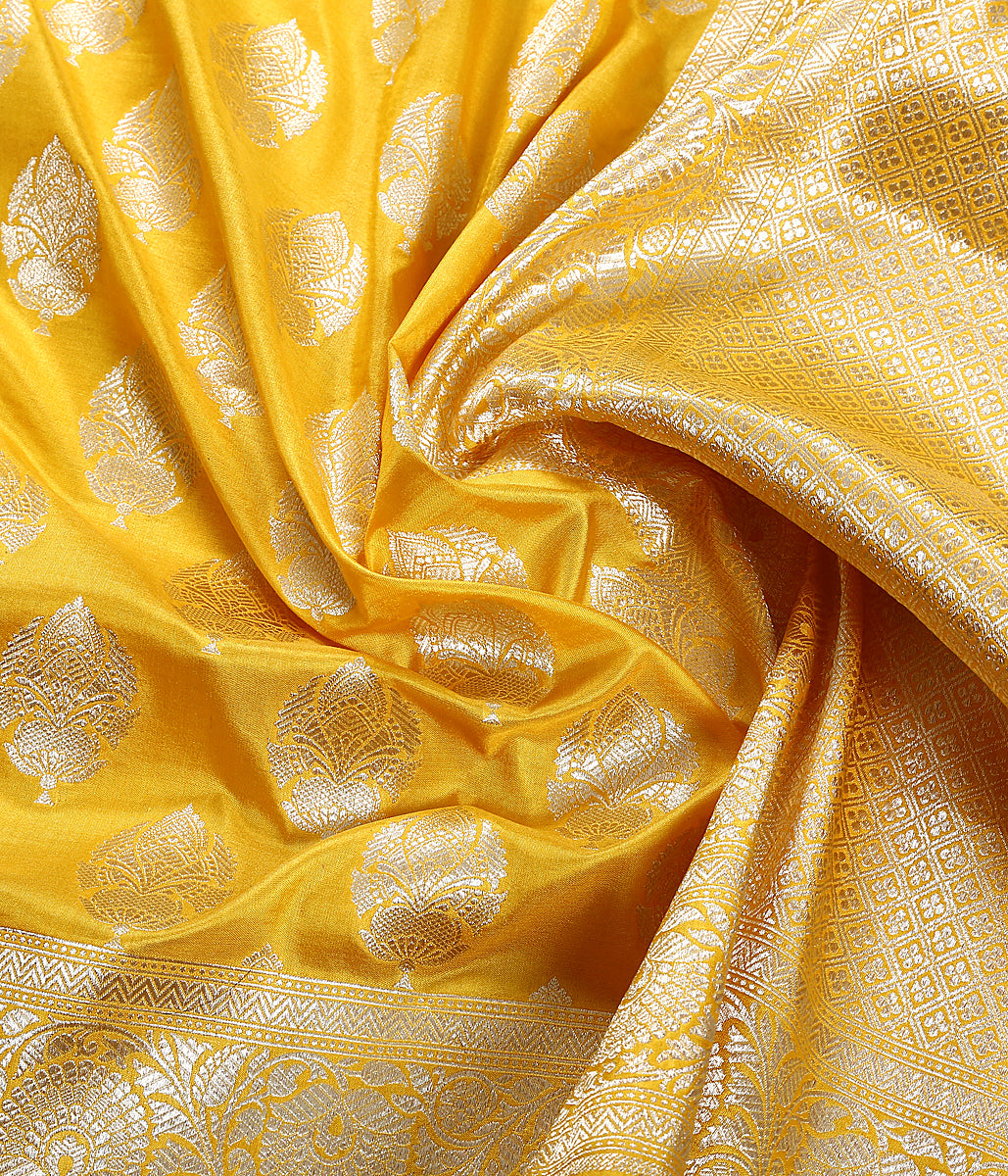 Yellow_Katan_Silk_Dupatta,_with_traditional_motifs_WeaverStory_03