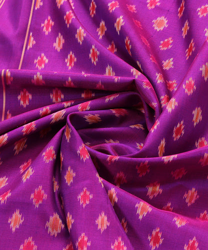 Handloom_Purple_Mulberry_Silk_Ikat_Dupatta_with_Geometric_Patterns_WeaverStory_05