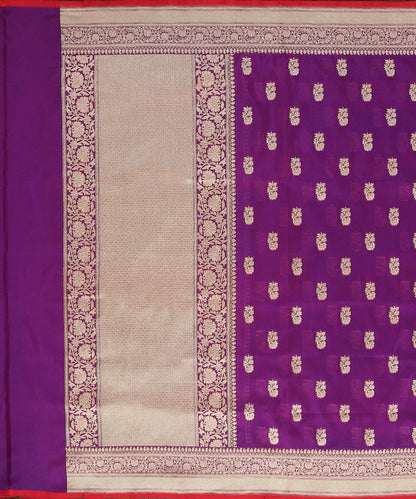 Purple_Handloom_Katan_Georgette_Banarasi_Dupatta_With_Red_Selvedge_WeaverStory_02