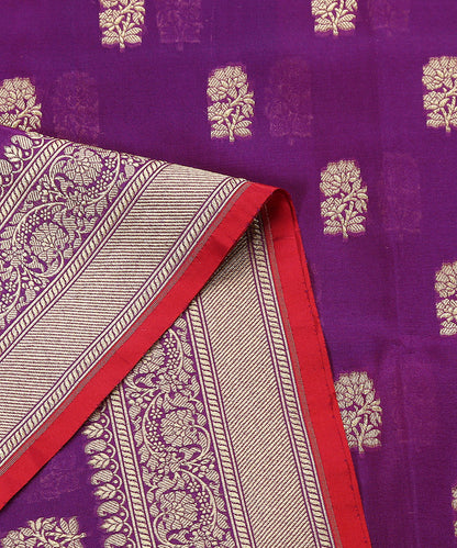 Purple_Handloom_Katan_Georgette_Banarasi_Dupatta_With_Red_Selvedge_WeaverStory_04