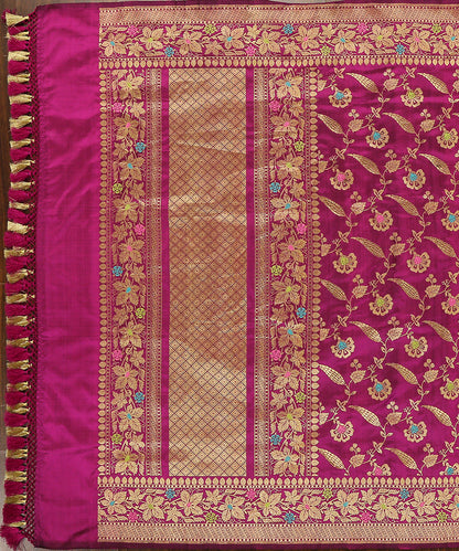 Purple_Handloom_Pure_Katan_Silk_Banarasi_Jangla_Dupatta_WeaverStory_02