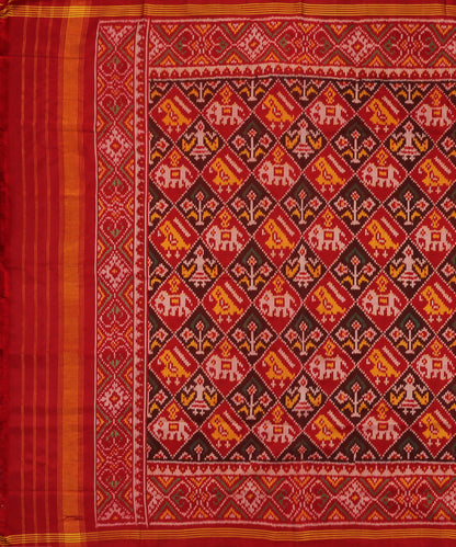 Handloom_Maroon_Pure_Mulberry_Silk_Single_Ikat_Patola_Dupatta_WeaverStory_02