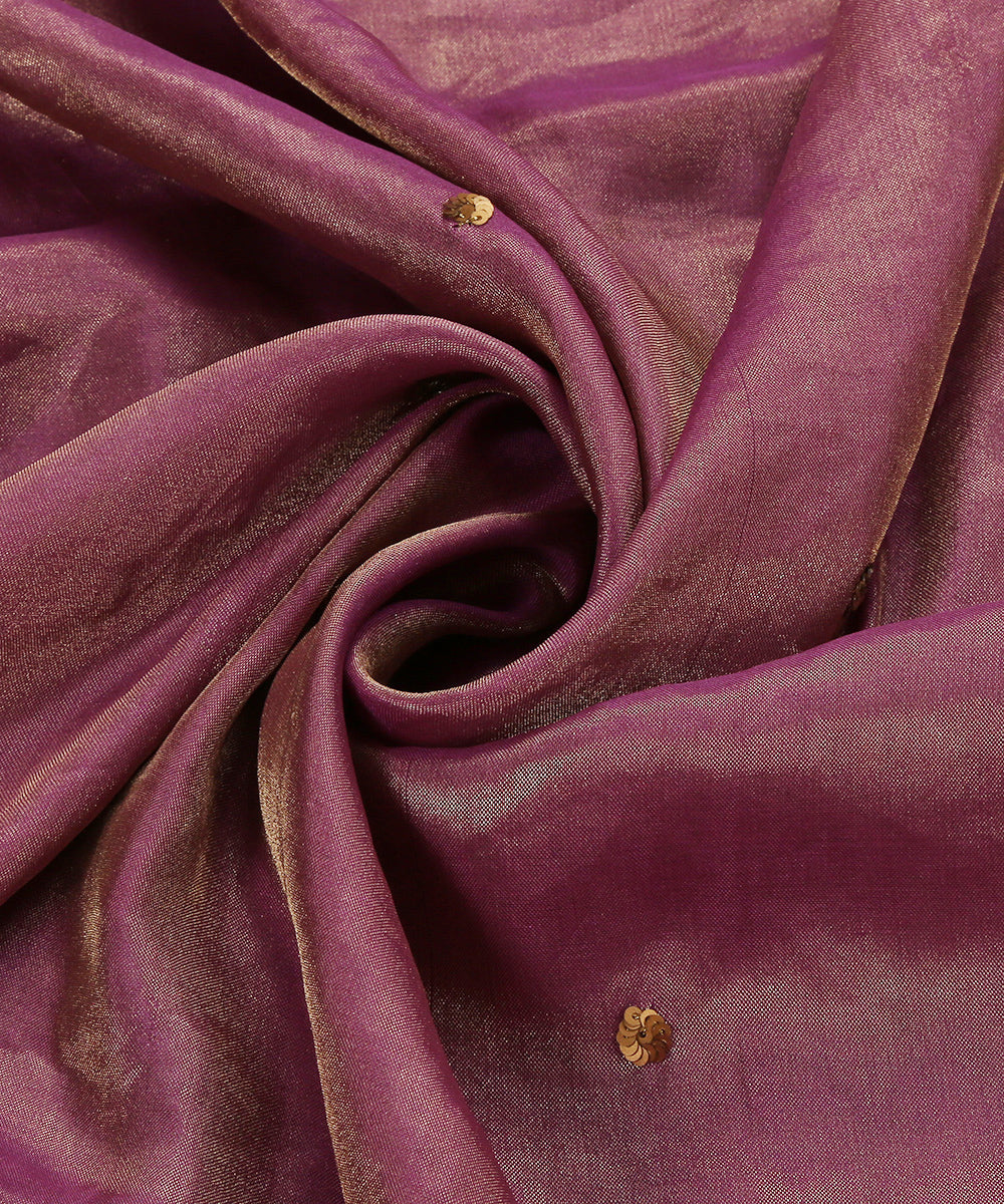 Handloom_Purple_And_Gold_Tissue_Banarasi_Dupatta_With_Embroidered_Scalloped_Border_WeaverStory_05