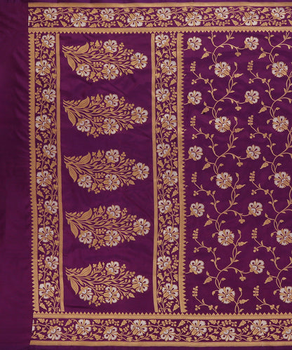 Handloom_Purple_Pure_Katan_Silk_Banarasi_Dupatta_With_Sona_Rupa_Floral_Jaal_WeaverStory_02