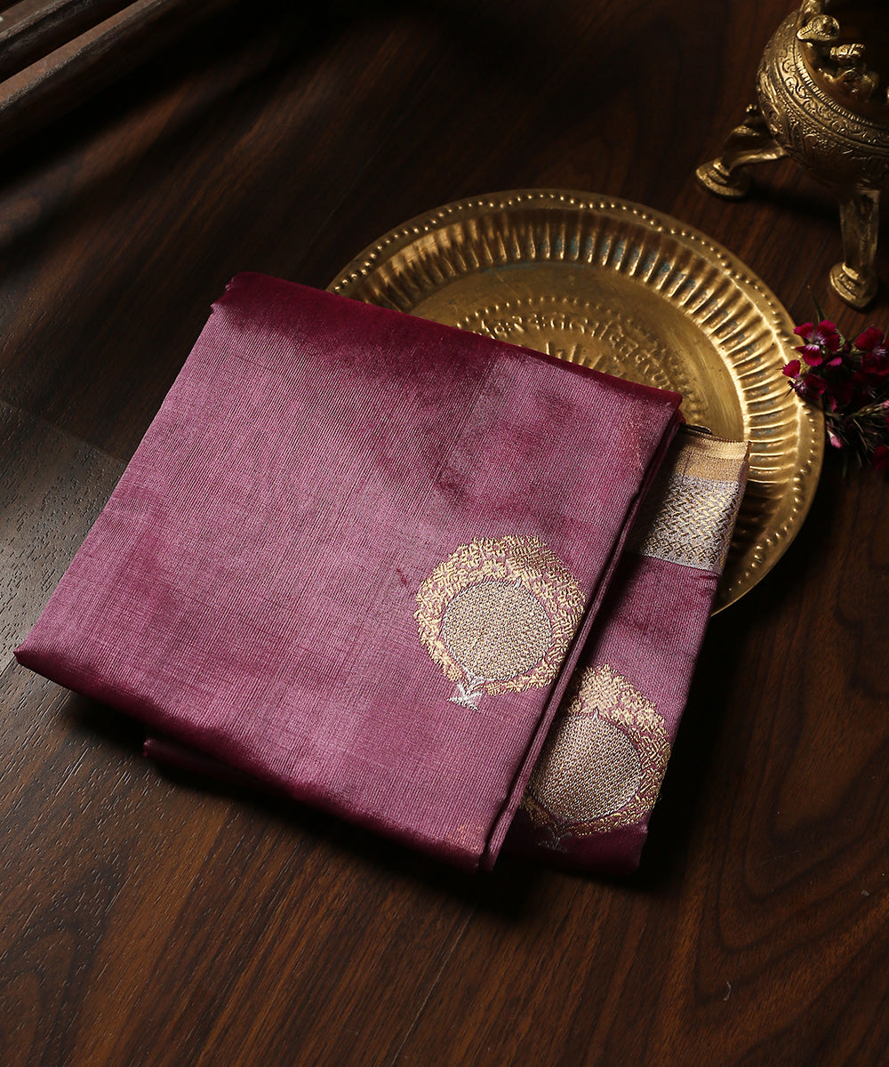 Mauve_Handloom_Pure_Chanderi_Silk_Dupatta_With_Zari_Border_Dupatta_WeaverStory_01
