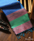 Handloom_Blue_Pure_Tussar_Silk_Dupatta_With_Diamond_Booti_And_Purple_Pallu_Border_WeaverStory_01