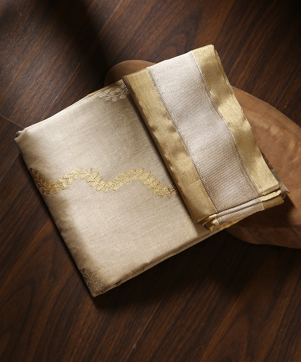 Handloom_Light_Beige_Pure_Chanderi_Silk_Dupatta_With_All_Over_Sona_Rupa_Jaal_WeaverStory_01