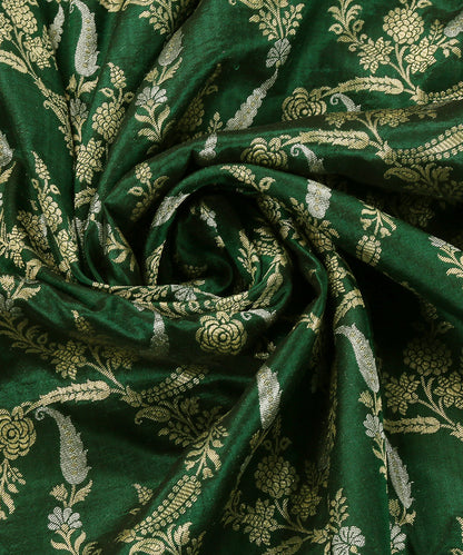 Dark_Green_Handloom_Pure_Katan_Silk_Banarasi_Dupatta_With_All_Over_Sona_Rupa_Jaal_WeaverStory_05