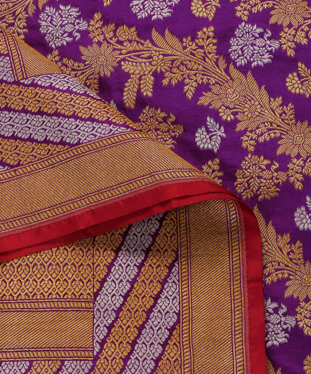 Handloom_Violet_Pure_Katan_Silk_Banarasi_Dupatta_With_Sona_Rupa_Jaal_WeaverStory_04