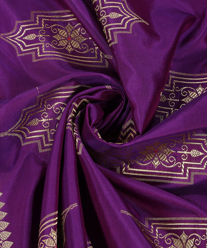Handloom_Purple_Pure_Katan_Silk_Banarasi_Dupatta_With_Kadhwa_Border_WeaverStory_05