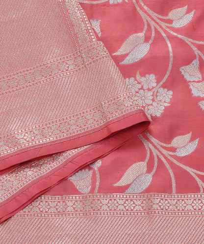 Pink_Handloom_Cutwork_Pure_Katan_Silk_Banarasi_Dupatta_with_Floral_Jaal_WeaverStory_04
