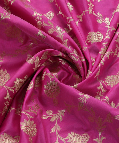 Handloom_Gulabi_Pink_Pure_Katan_Silk_Cutwork_Banarasi_Dupatta_with_Jangla_Design_WeaverStory_05
