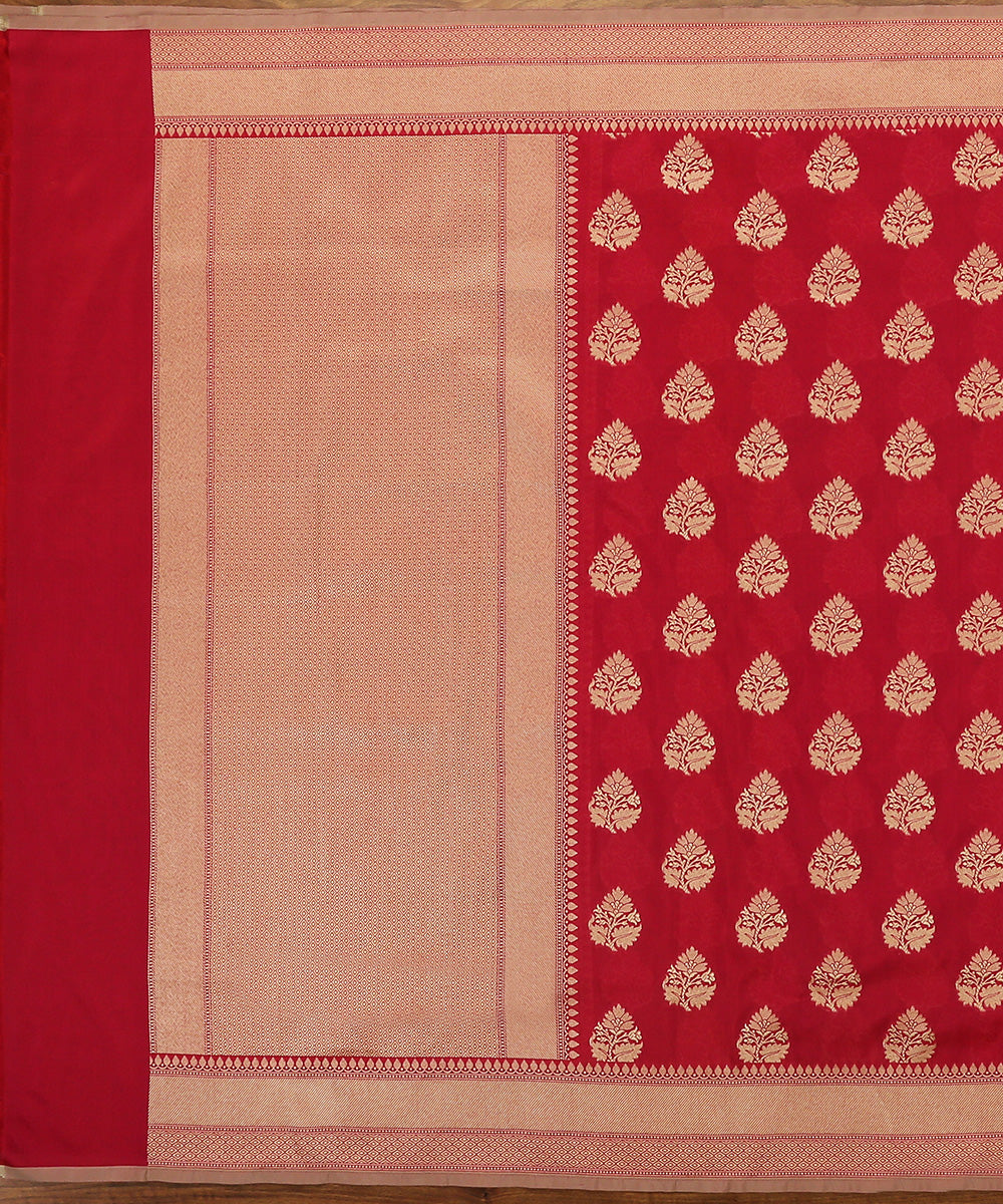 Pink_Handloom_Katan_Georgette_Banarasi_Dupatta_with_Zari_Border_and_Cutwork_Booti_WeaverStory_02