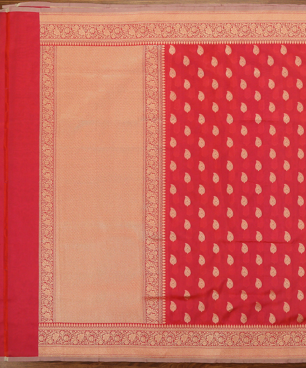 Handloom_Pink_Katan_Georgette_Banarasi_Dupatta_with_Cutwork_Paisley_Motifs_WeaverStory_02