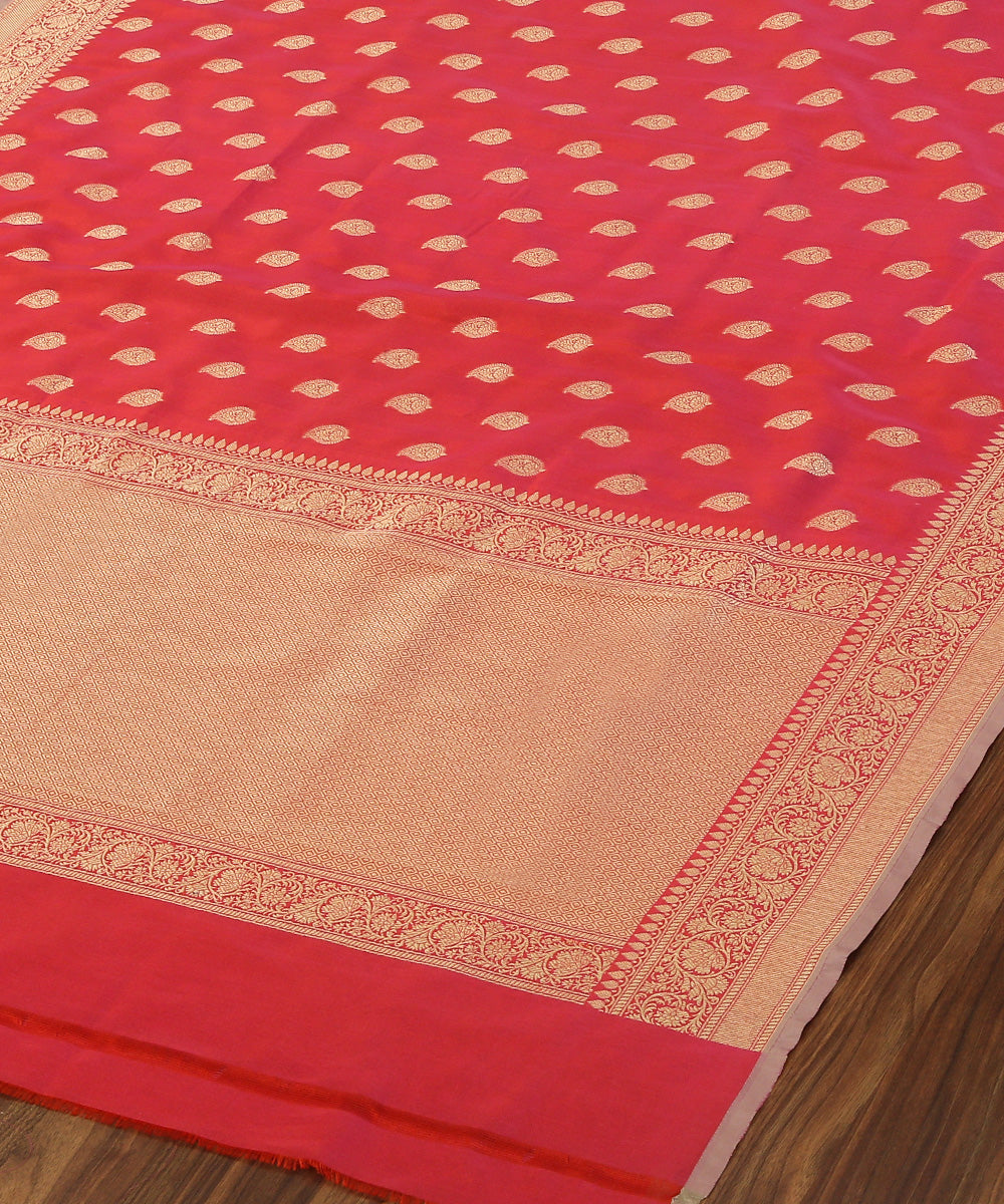 Handloom_Pink_Katan_Georgette_Banarasi_Dupatta_with_Cutwork_Paisley_Motifs_WeaverStory_03