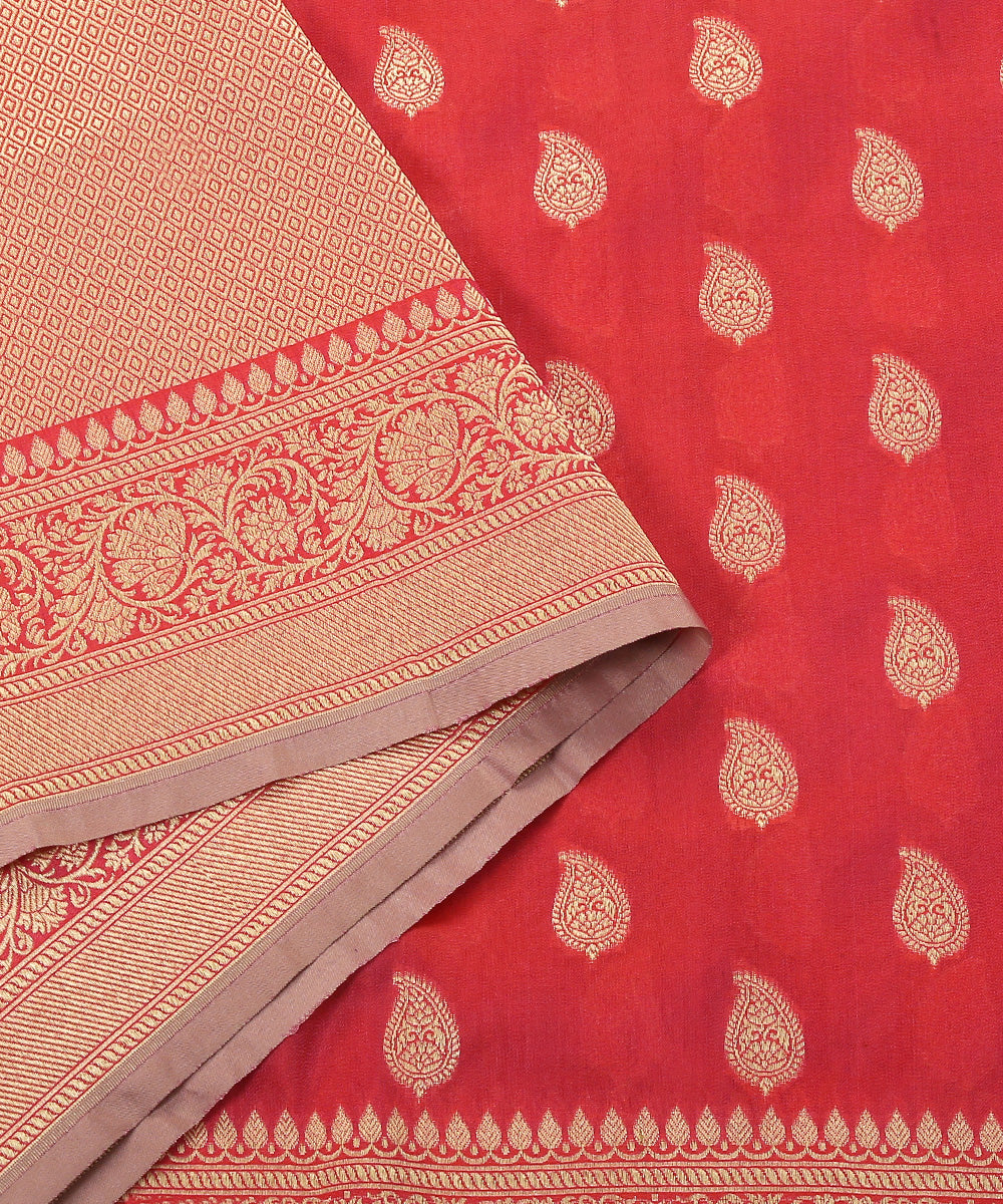 Handloom_Pink_Katan_Georgette_Banarasi_Dupatta_with_Cutwork_Paisley_Motifs_WeaverStory_04