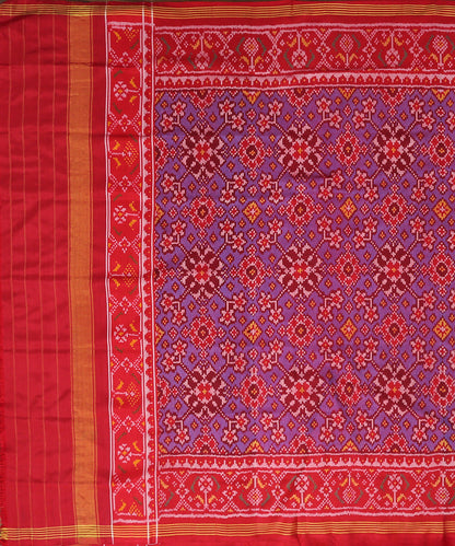 Red_And_Blue_Handloom_Dual_Tone_8_Ply_Single_Mulberry_Silk_Patola_Dupatta_WeaverStory_02