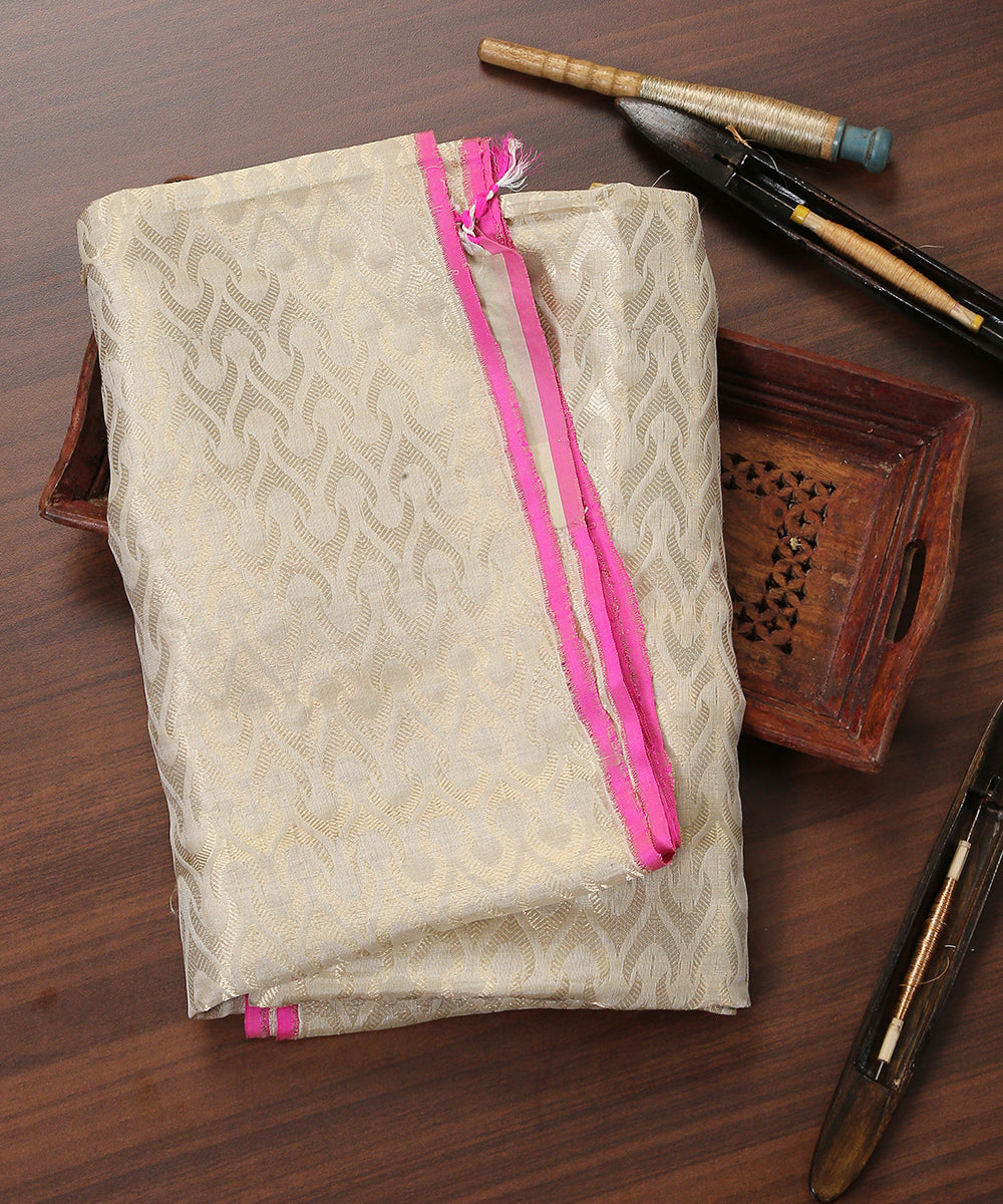 Beige_Handloom_Cotton_Silk_Banarasi_Dupatta_with_Brocade_Zari_Jaal_WeaverStory_01
