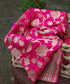 Pink_Handloom_Pure_Gorgette_Dupatta_With_Overall_Jaal_WeaverStory_01