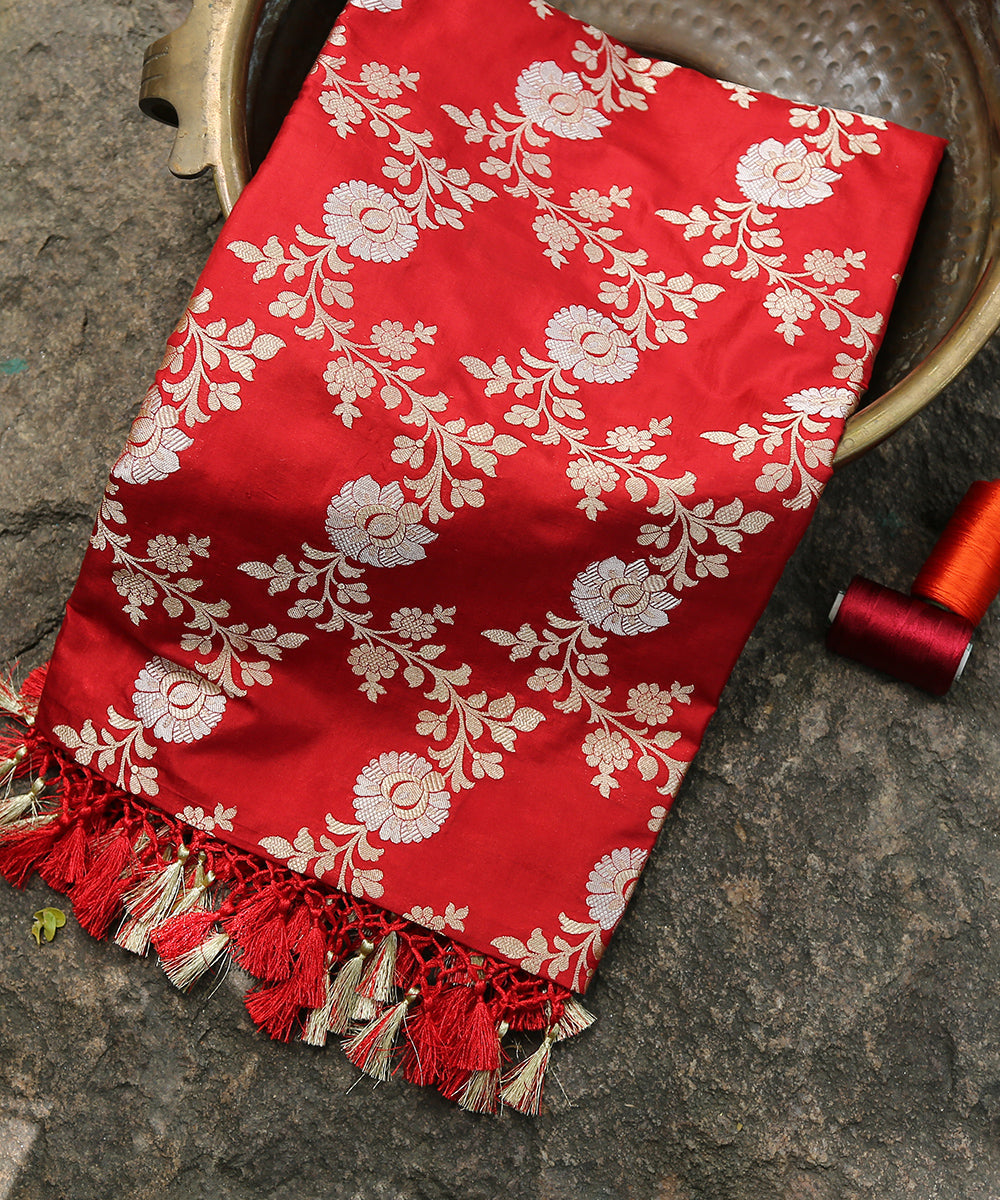 Handloom_Red_Pure_Katan_Silk_Sona_Rupa_Banarasi_Dupatta_WeaverStory_01