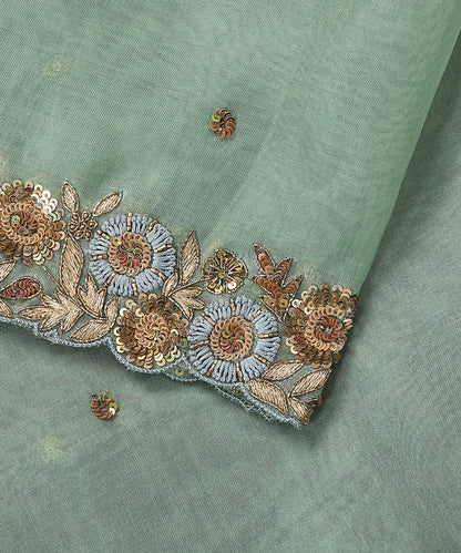 Sea_Green_Handloom_Pure_Organza_Dupatta_With_Hand_Embroidery_And_Scalloped_Edges_WeaverStory_04