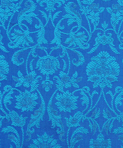 Cobalt_Blue_Handloom_Pure_Katan_Silk_Tanchoi_Banarasi_Fabric_WeaverStory_03