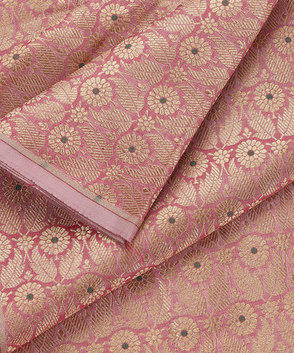 Dust_Pink_Handloom_Pure_Katan_Silk_Kimkhab_Banarasi_Fabric_With_Meena_Booti_WeaverStory_04