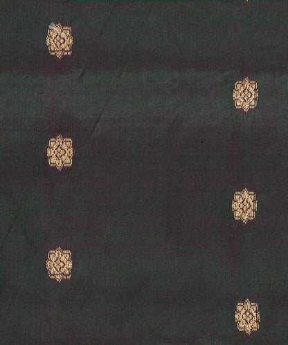 Green_Purple_Double_Shade_Handloom_Pure_Katan_Silk_Banarasi_Fabric_With_Booti_WeaverStory_03