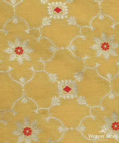 Pastel_Yellow_Handloom_Pure_Moonga_Silk_Banarasi_Fabric_With_Zari_Jaal_WeaverStory_03