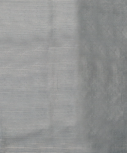 Handloom_Grey_Tissue_Silk_Banarasi_Fabric_With_Zari_Stripes_WeaverStory_03