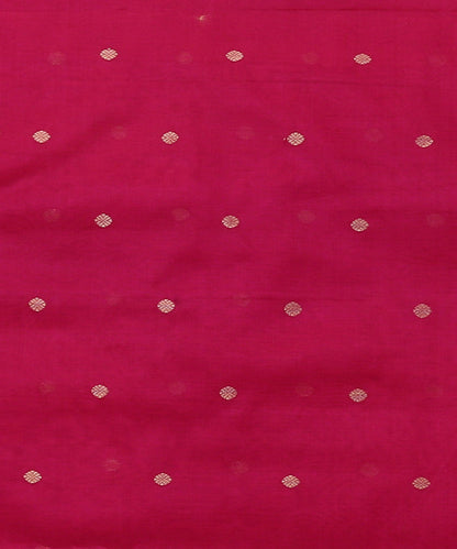 Handloom_Pink_Cotton_Chanderi_Fabric_with_Booti_WeaverStory_02