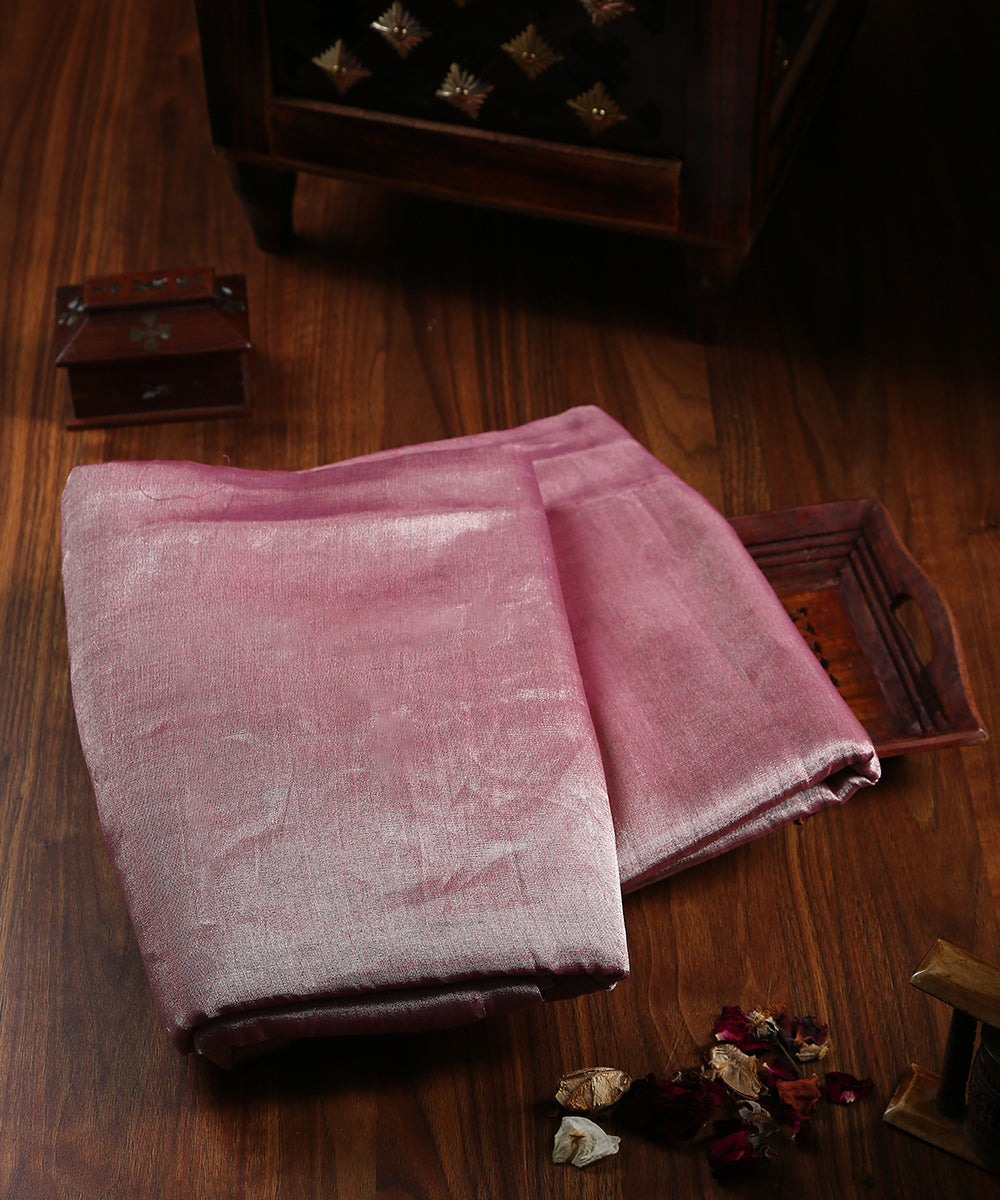 Handloom_Pink_Tissue_Chanderi_Fabric_WeaverStory_01