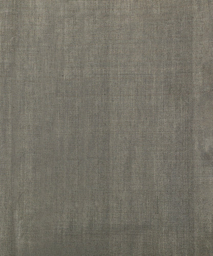 Handloom_Dark_Grey_and_Silver_Plain_Tissue_Chanderi_Fabric_WeaverStory_02