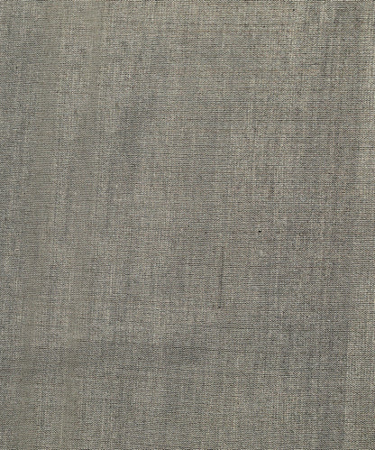Handloom_Dark_Grey_and_Silver_Plain_Tissue_Chanderi_Fabric_WeaverStory_03