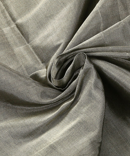 Handloom_Dark_Grey_and_Silver_Plain_Tissue_Chanderi_Fabric_WeaverStory_05