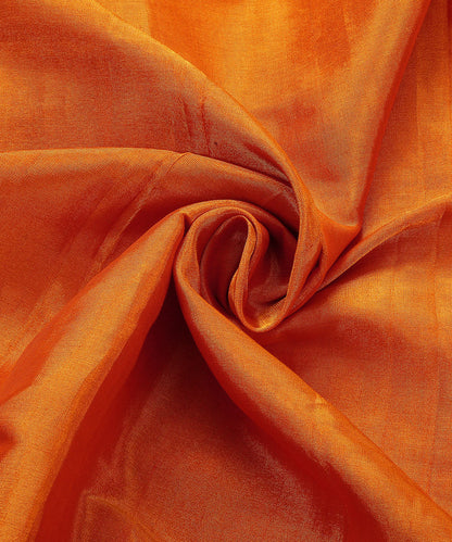 Orange_And_Gold_Handloom_Donaliya_Tissue_Chanderi_Fabric_WeaverStory_05