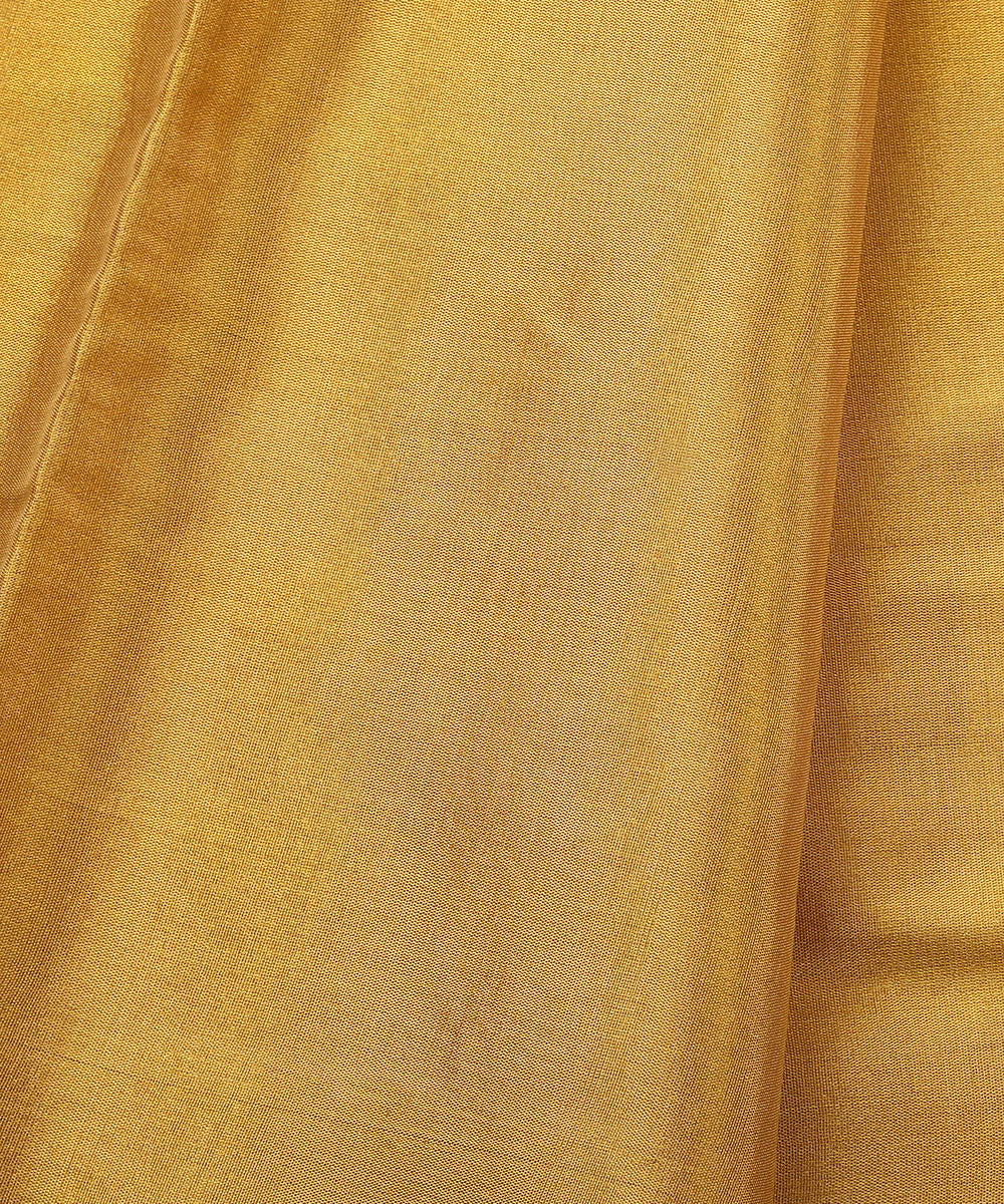 Yellow_Handloom_Gold_Tissue_Chanderi_Fabric_WeaverStory_04