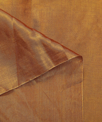Handloom_Rust_And_Gold_Chanderi_Tissue_Fabric_WeaverStory_04