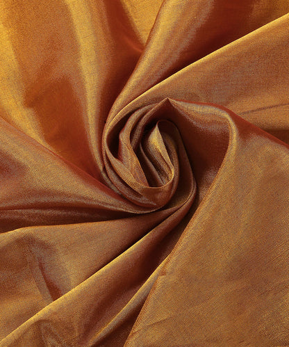 Handloom_Rust_And_Gold_Chanderi_Tissue_Fabric_WeaverStory_05