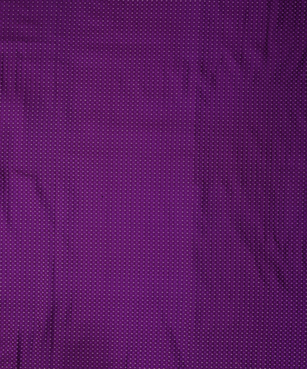 Purple_Handloom_Tanchoi_Banarasi_Fabric_With_Zari_Booti_WeaverStory_02